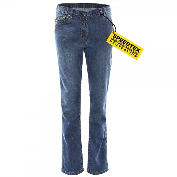 King Kerosin Denim verst�rkte Damen Jeans Speedgirl (29/32, 32/32)