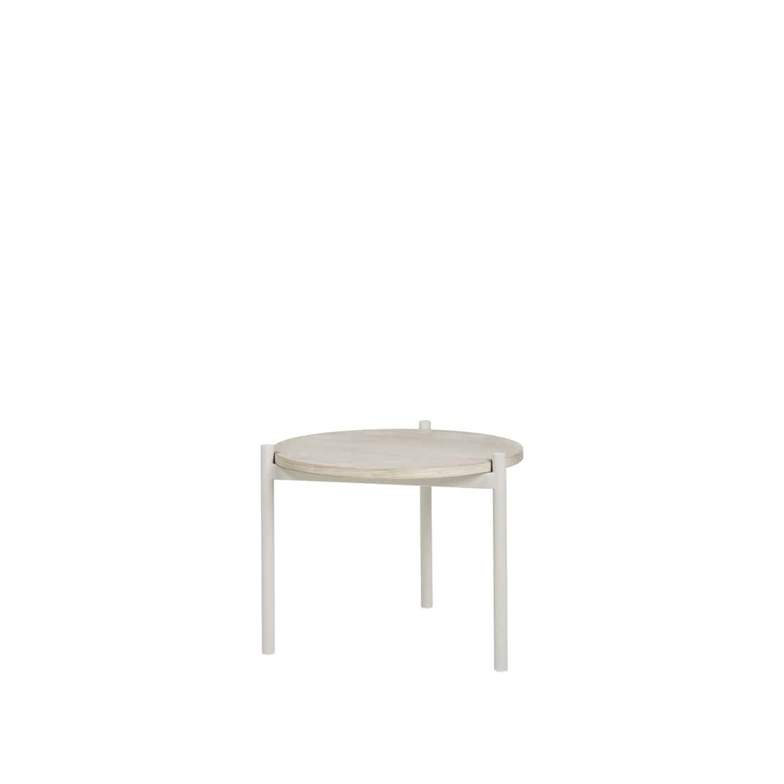 Broste Copenhagen Elaine Tisch weiß Ø49,5cm - Elaine Tisch weiß Ø49,5cm