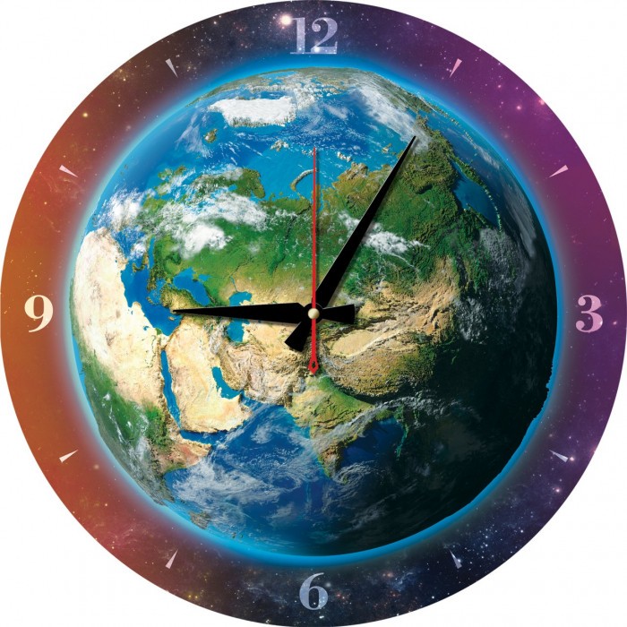 Art Puzzle - Puzzle-Uhr - Die Welt - 570 Teile