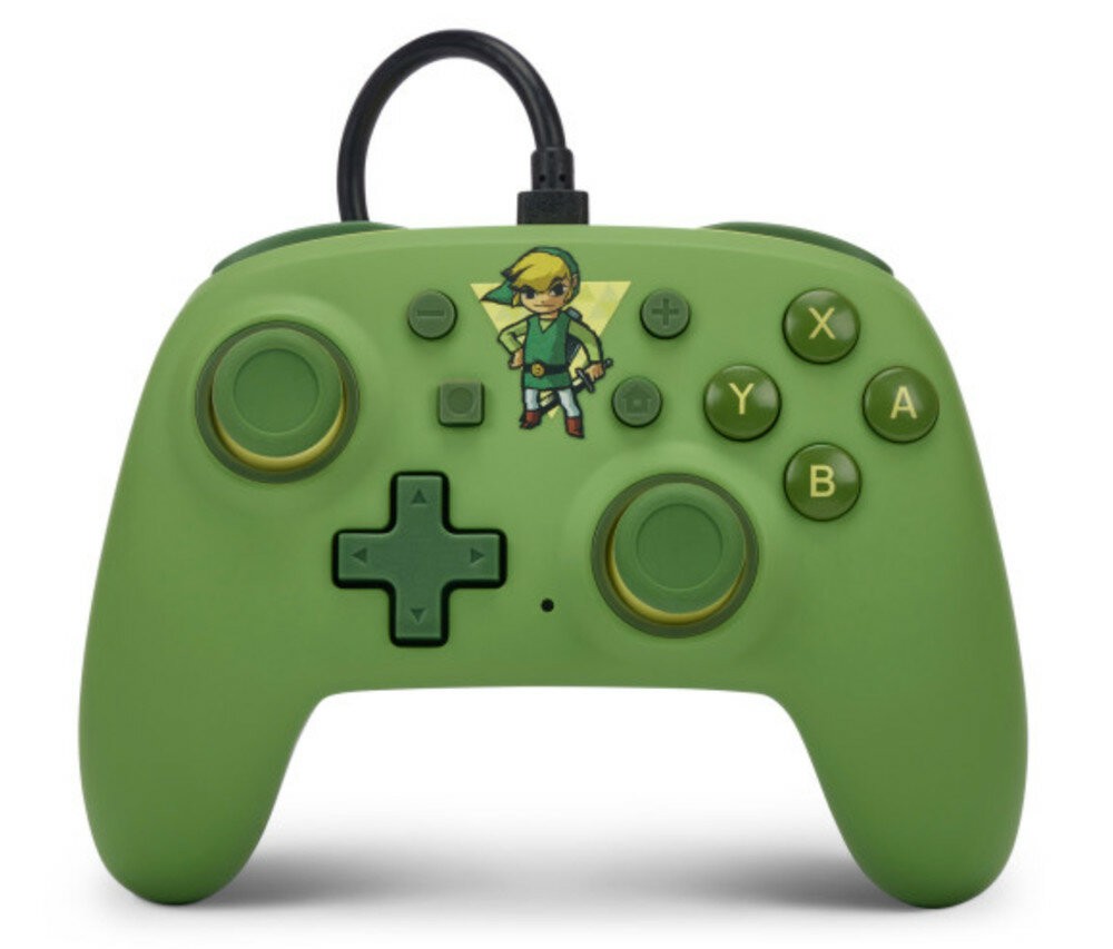 PowerA NSGP0203-01 Gaming-Controller Grün USB Gamepad Analog Nintendo Switch