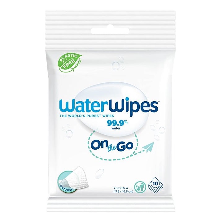 WaterWipes „On the Go“ Baby-Feuchttücher auf Wasserbasis x10