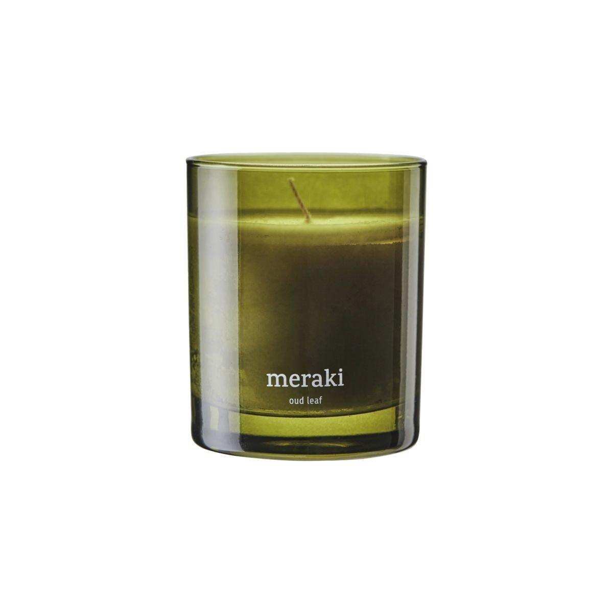 Meraki Duftkerze Oud Leaf medium
