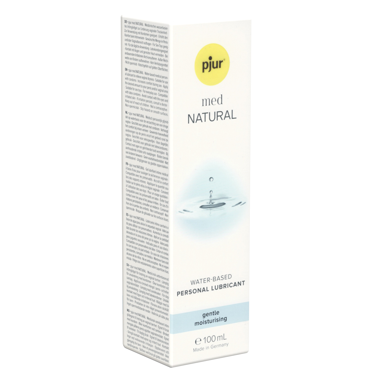 Pjur® MED «Natural Glide» 100ml Gentle Moisturising, natürliches Gleitgel für trockene und beanspruchte Haut