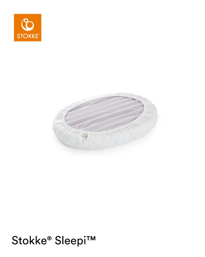 Stokke Sleepi Mini Spannbettlaken weiß Neu