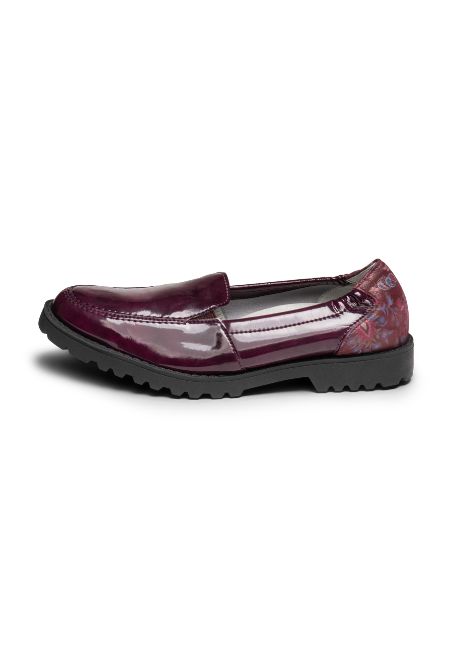Stilvoller Mokassin Leder/Stretch