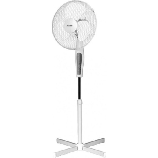 MPM – Standventilator – Weiß – Fernbedienung – Timer – Höhenverstellbar