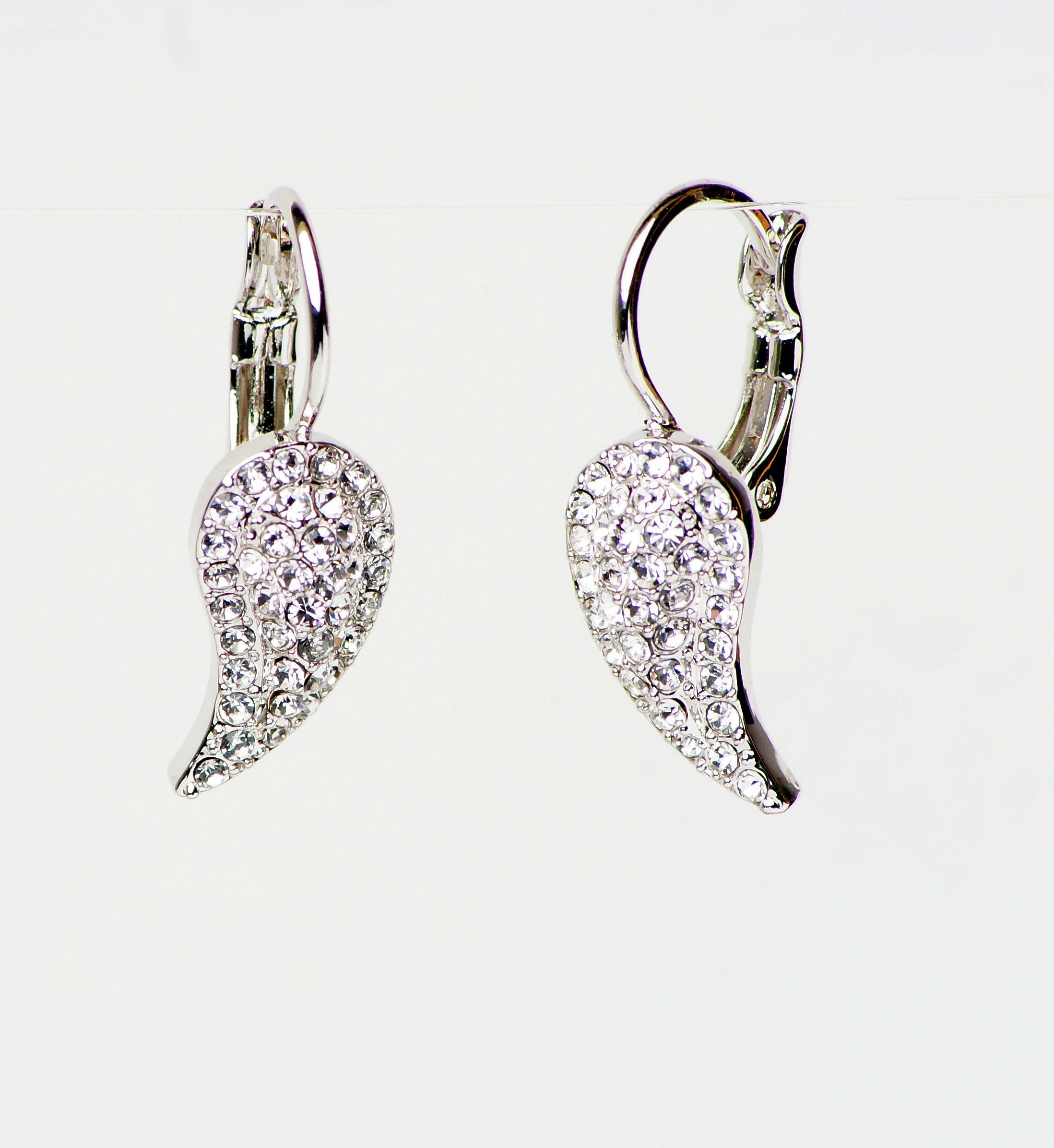 Modeschmuck Ohrringe von Fiell aus Metall  Strass in Silber