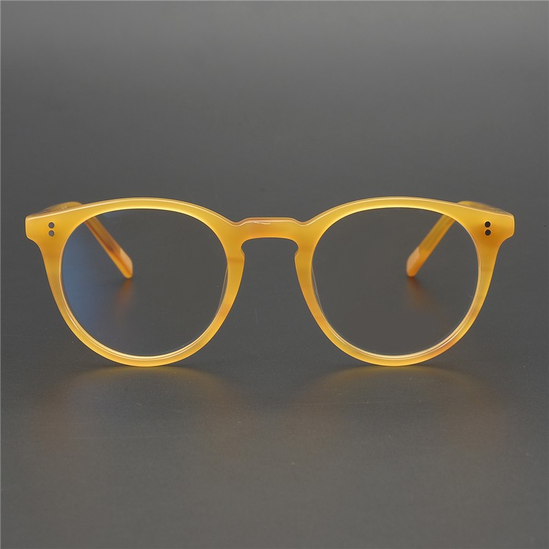 2021 Nouveau OV5183 Cadre Femmes Hommes Top Qualité Ronde Viette Vintage Oculos Oculos Oculos Computer Myopia Ordonnance Lunettes V5J7