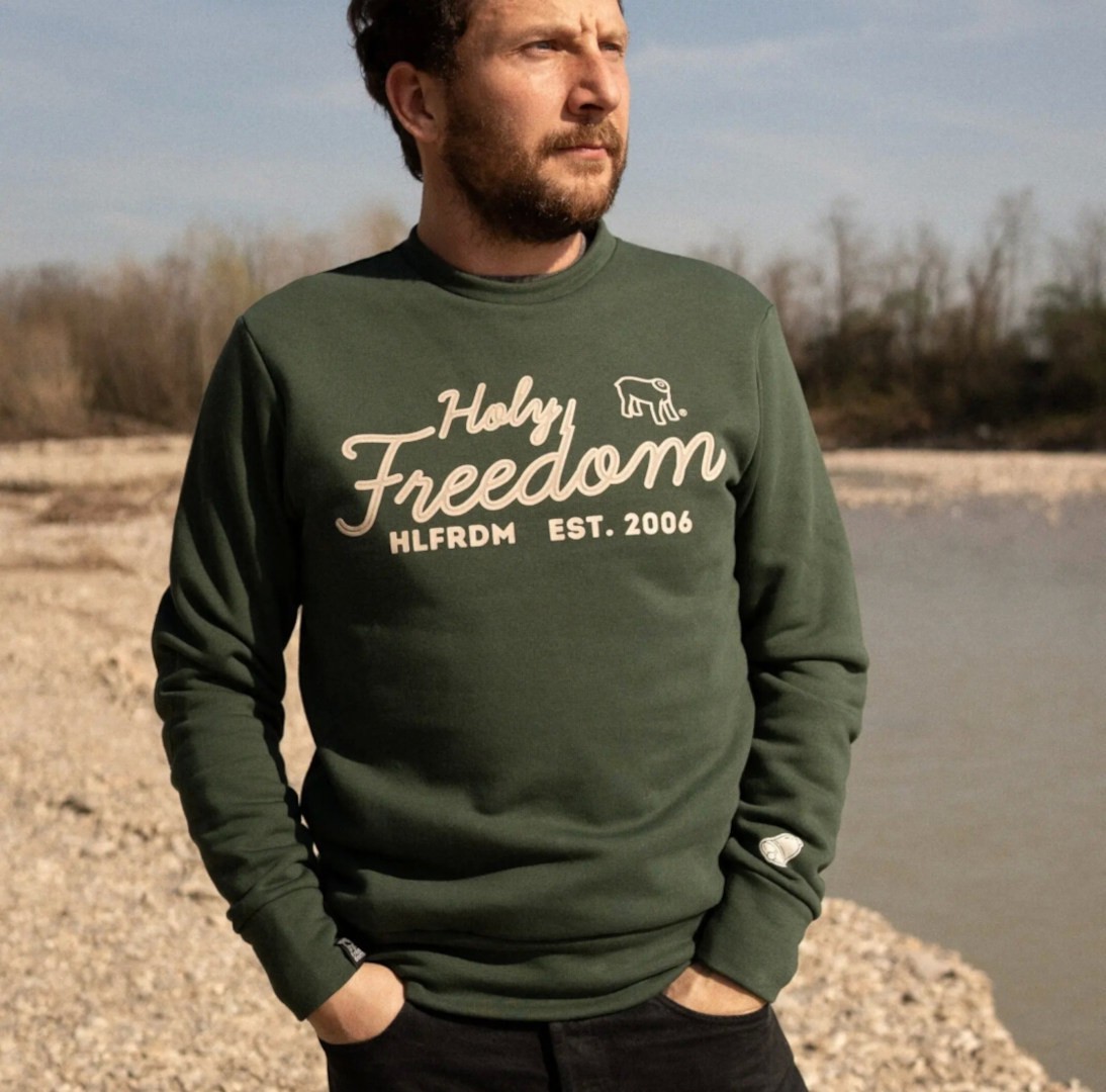 HolyFreedom Bottle Sweatshirt, groen, afmeting L voor man