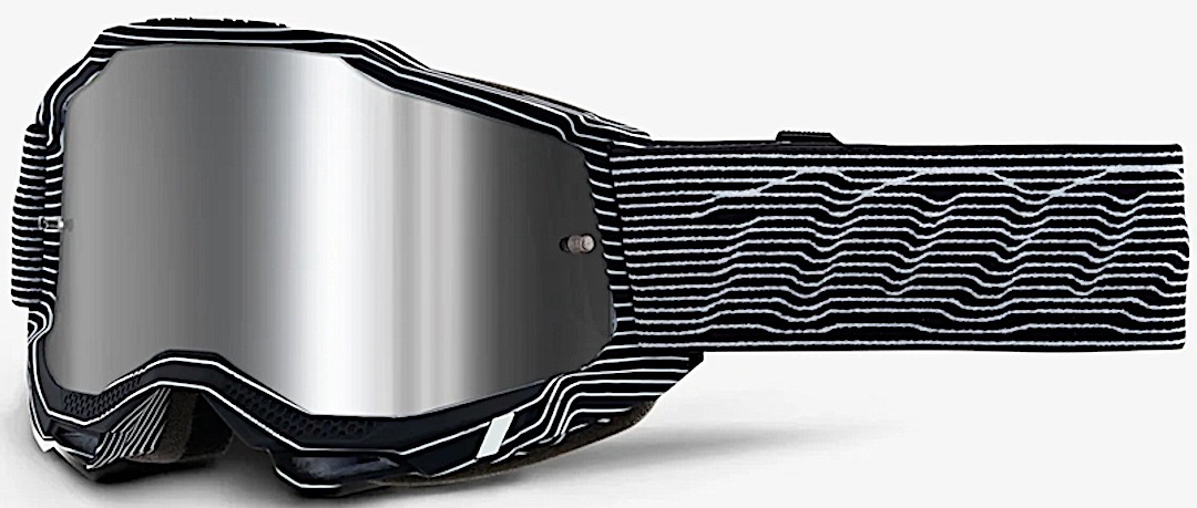 100% Accuri II Silo Motocross Brille, grau für Männer