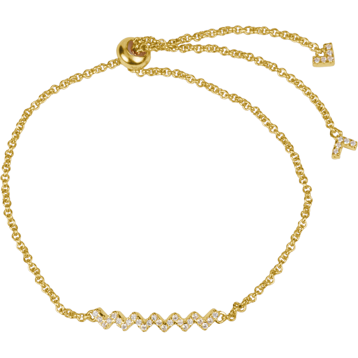 Armband Sterlingsilber vergoldet mit Topasen