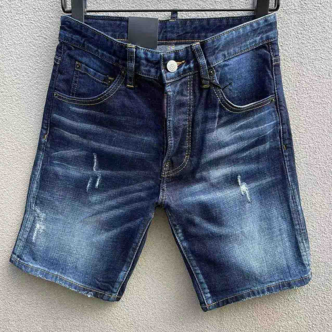 New 2024 Mens Skinny jeans Casual Slim Biker Jeans Denim Knee Hole hiphop Ripped Pants Washed High quality Shipping