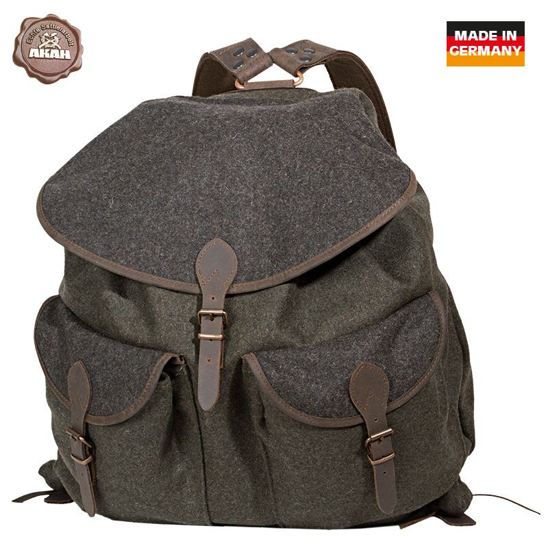 AKAH Loden-Rucksack grün / grau 