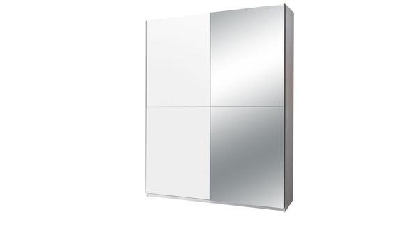 Schwebetüren-Kleiderschrank Salina mit Spiegel 170x195cm