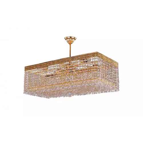 Luxus Lüster Deckenleuchter Kronleuchter Deckenlampe Gold Kristall Lampe