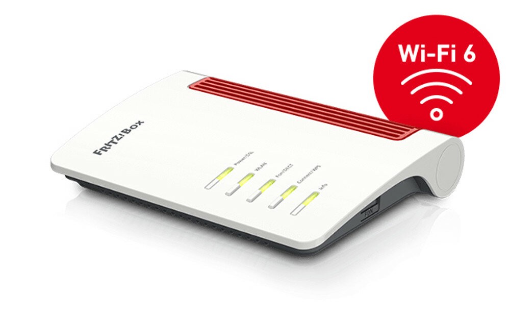 AVM FRITZ!Box 7510 WLAN-Router Gigabit Ethernet Einzelband (2,4GHz) Weiß