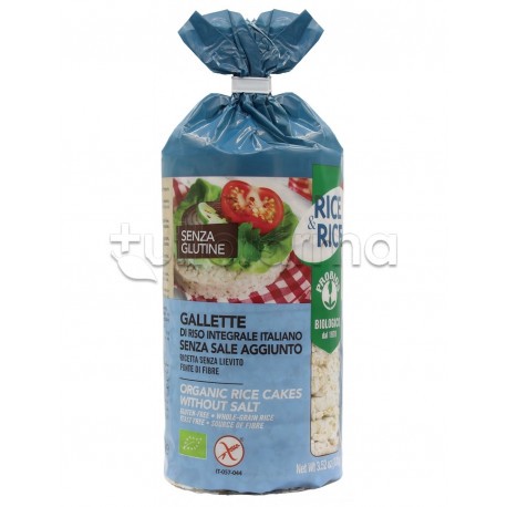Probios Rice&Rice Gallette di Riso Senza Sale Senza Glutine 100g