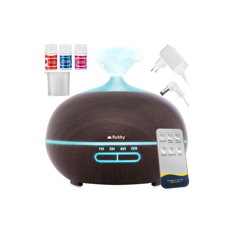 Aromadiffusor und Luftbefeuchter, 400 ml, LED