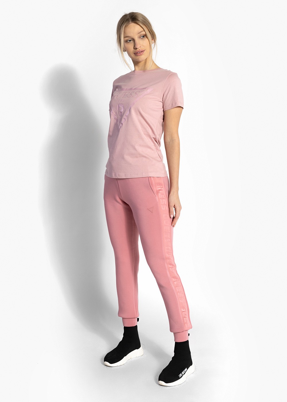 GUESS ALLIE SCUBA JOGGER PANT V2YB18-K7UW2-BLPN - Damen Jogginghose - Rosa