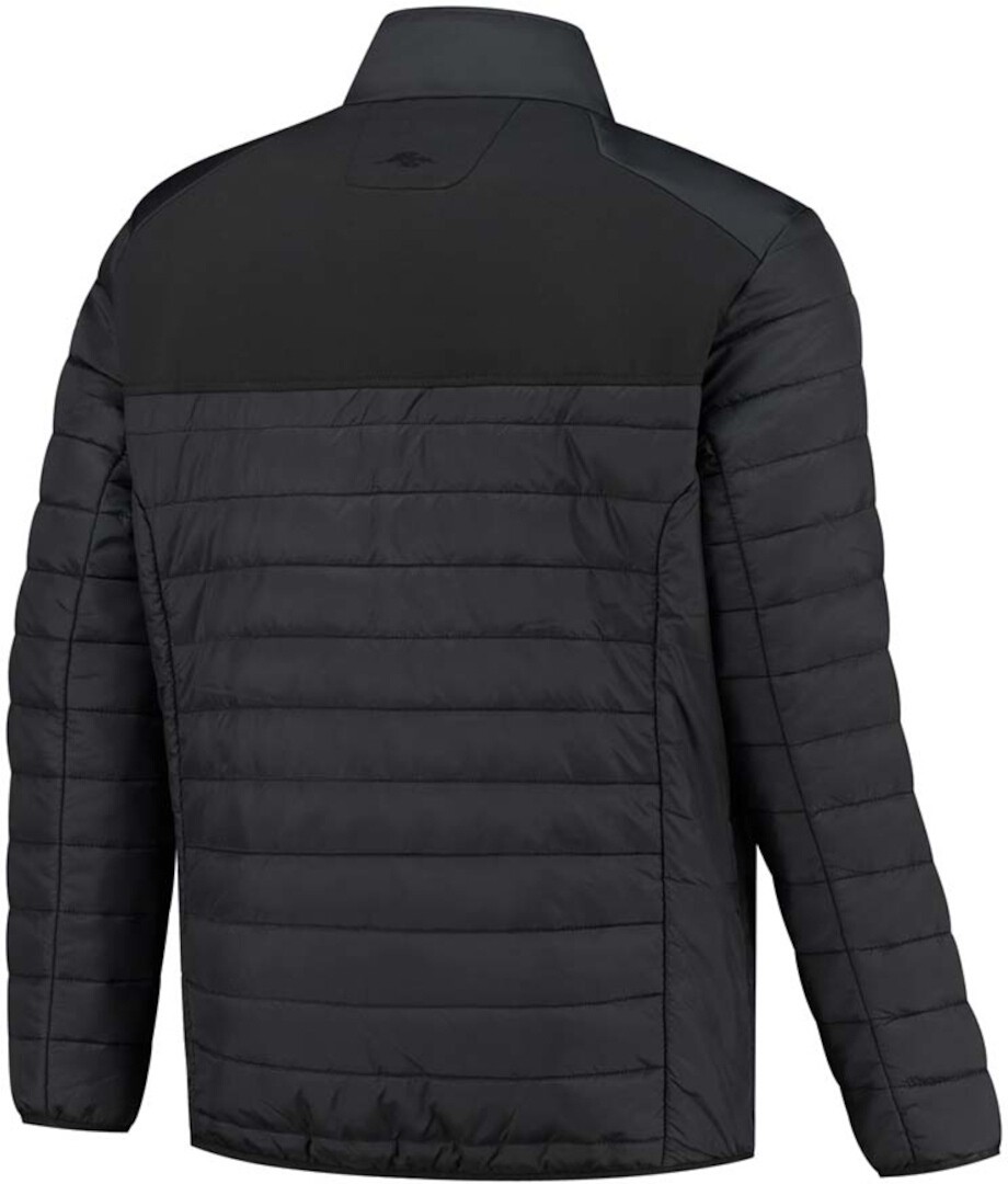 Rusty Stitches Thomson Midlayer Funktionsjacke, schwarz, Größe M für Männer