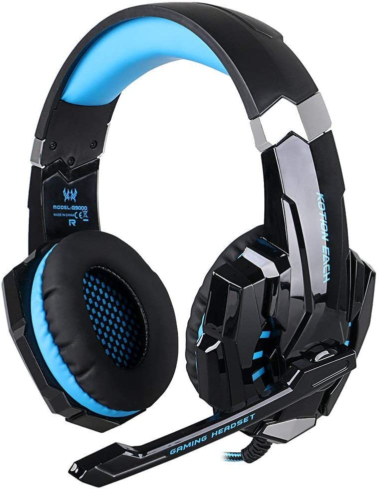 Kotion Each G9000 Over-Ear Kopfhörer [kabelgebunden] schwarz/blau