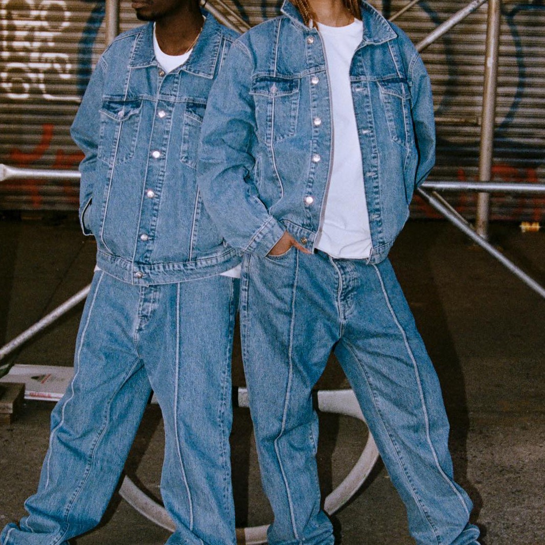 Corteiz Jeans masculins à lavage lavé short en jean alcatraz masque et pantalon court décontracté pour femmes