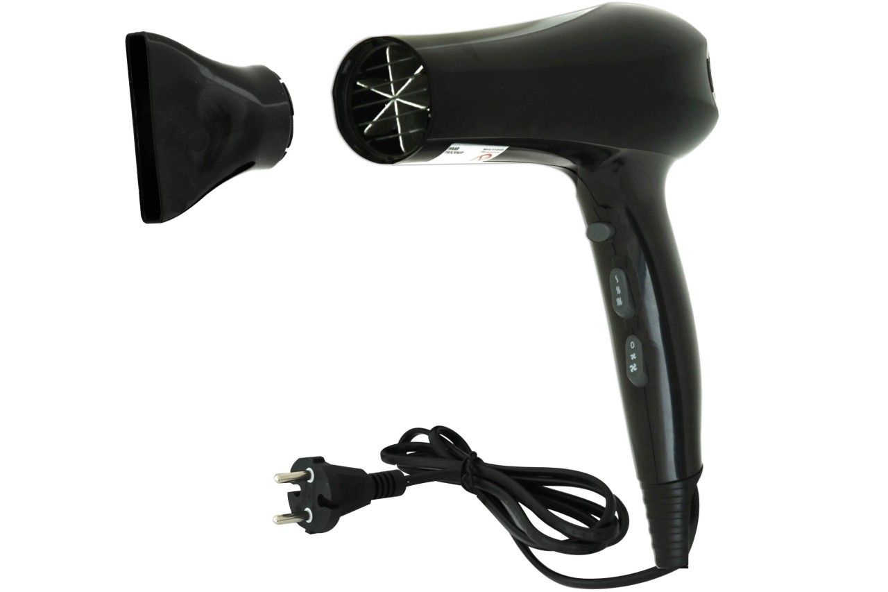 MyStyle Haartrockner 2200 Watt schwarz schlankes Design Haarstyling Föhn