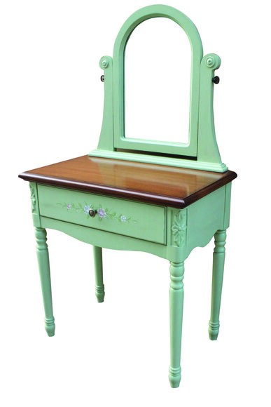 Schminktisch Spiegel Hocker Set Kommode Schlafzimmer Neu Make Up Konsolentisch