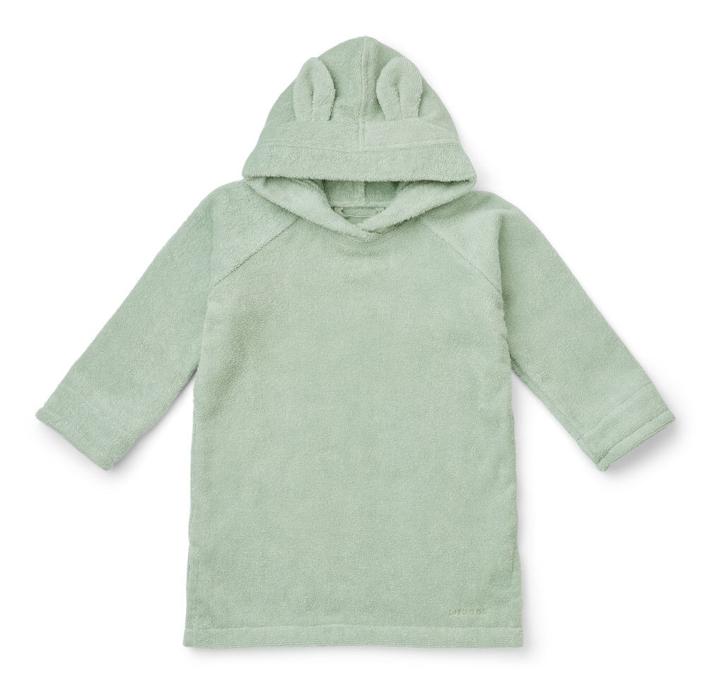 Liewood Ilja Bademantel 1-2 Jahre Rabbit dusty mint