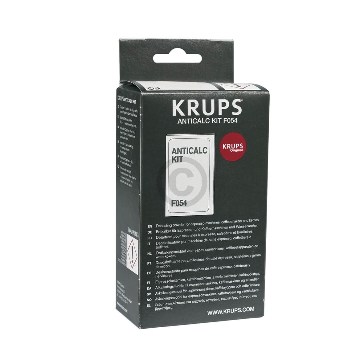 Kaffeemaschinen Entkalker KRUPS F054  Set auch f?r Espressomaschine Wasserkocher (KD-F054001B)