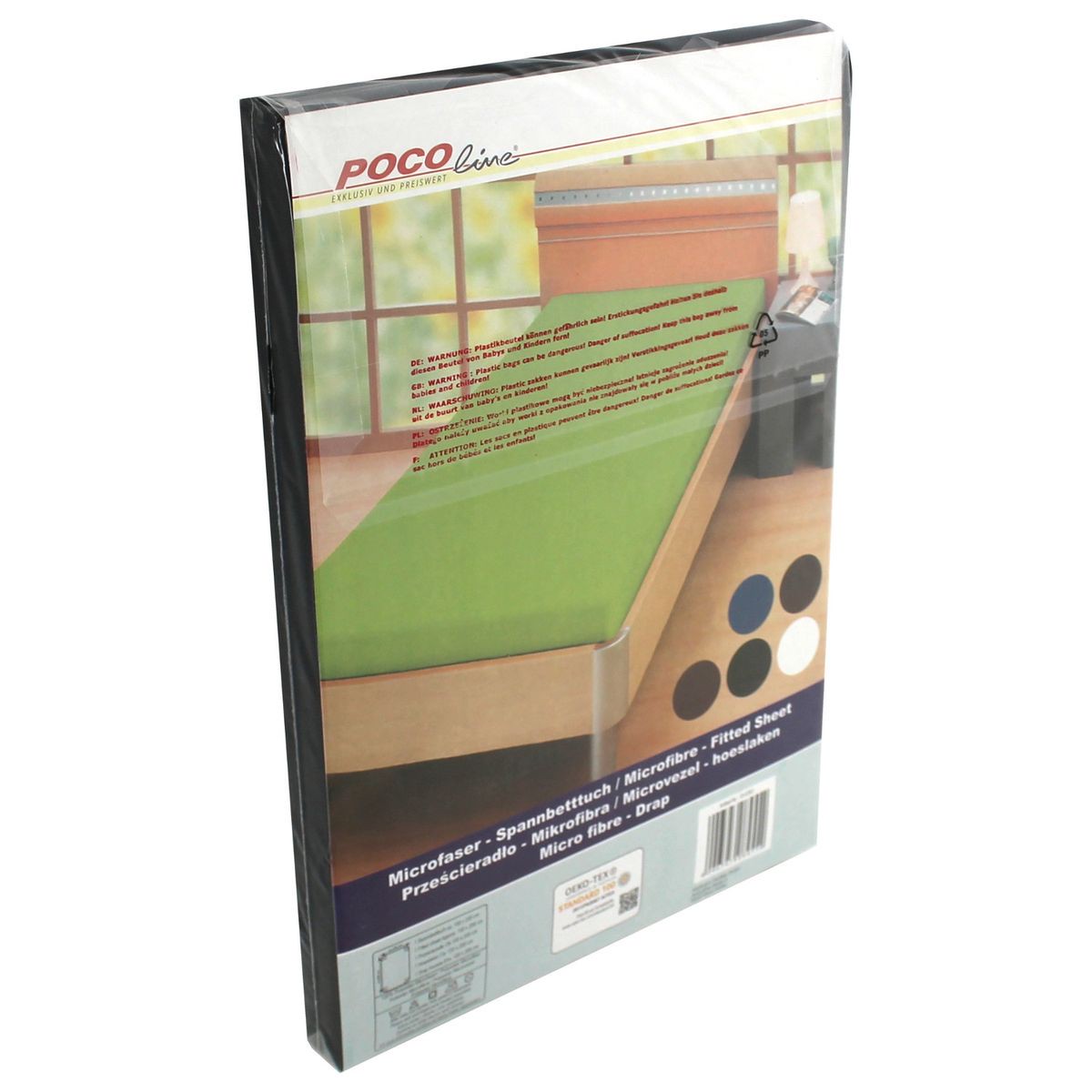 Microfaser-Spannbetttuch Spannbettlaken Bettlaken 180 x 200 cm