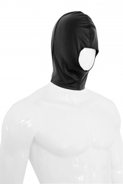 Leder Maske offener Mund