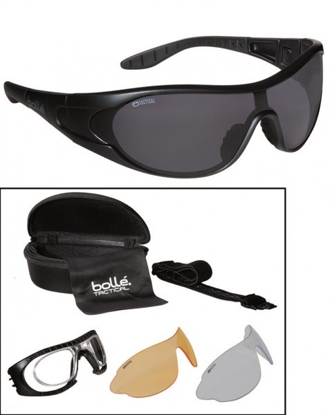 Tacitcal Brille mit 3-Wechselscheiben