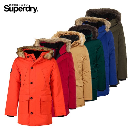 Superdry - Everest Parkajacke für Herren - Verschiedene Farben - Winterjacke