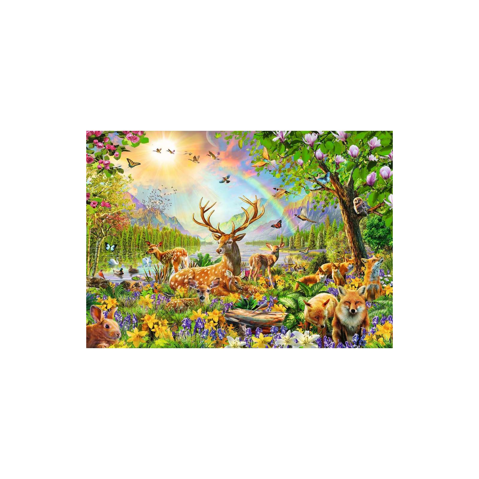 Ravensburger - Anmutige Hirschfamilie PUZZLE (200 TEILE)