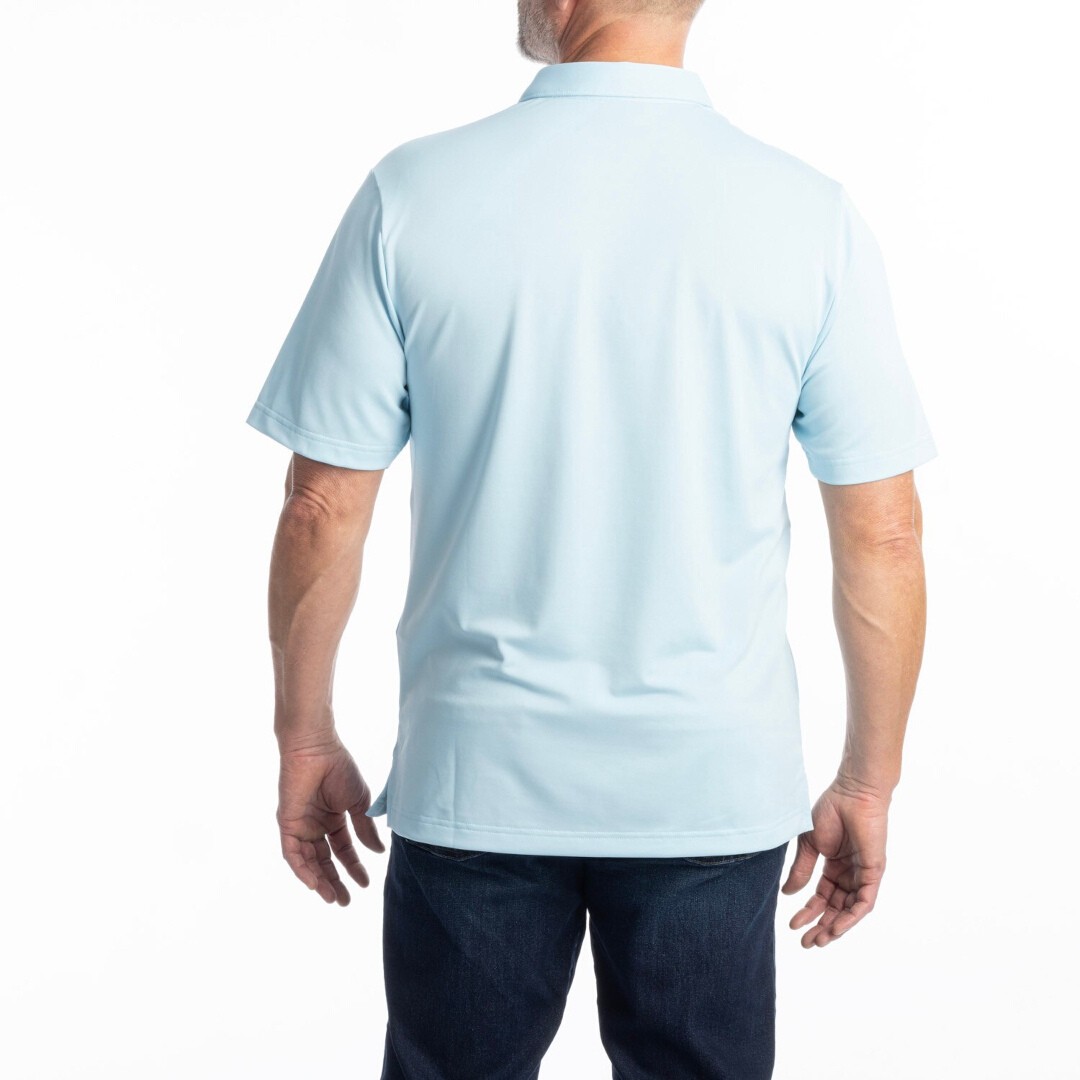 Klim Sentinel Poloshirt, blå, størrelse L til mand
