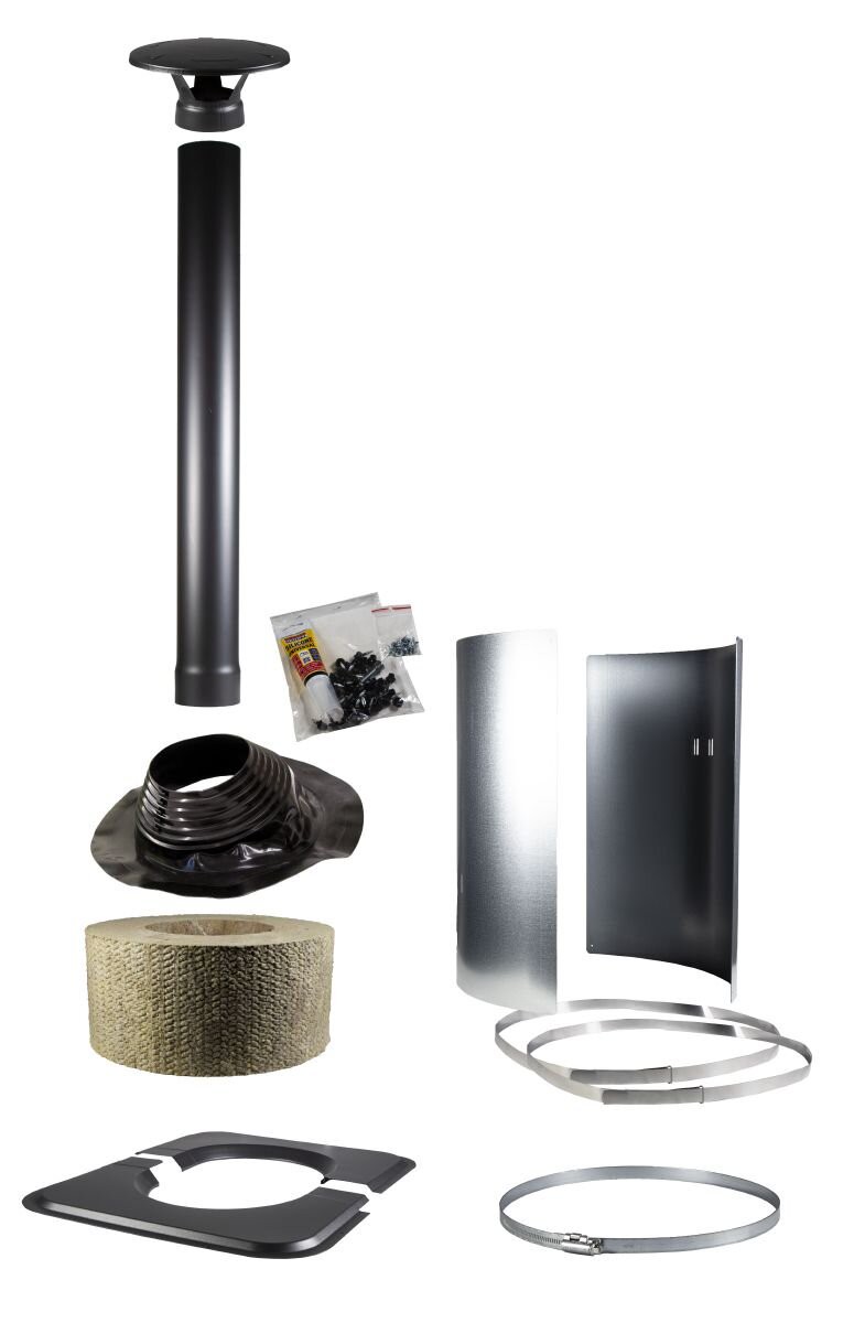 Zubehör Kit Edelstahl WHP-ASM schwarz