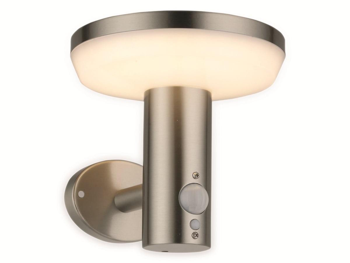 OPTONICA LED-Wegeleuchte 9334 Solar-Wandleuchte, 4,4 W, mit Bewegungsmelder