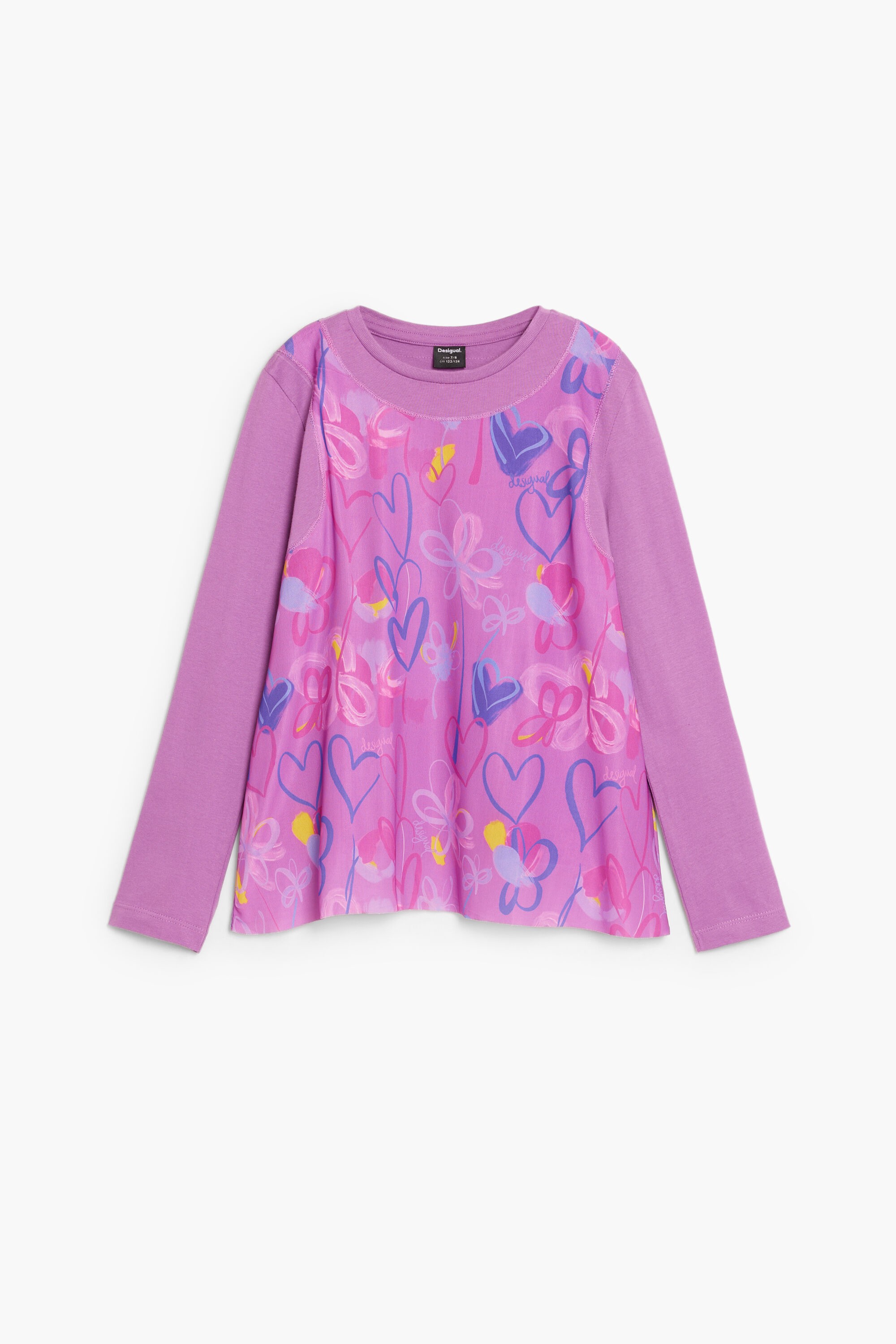 Langarmshirt mit Herzen