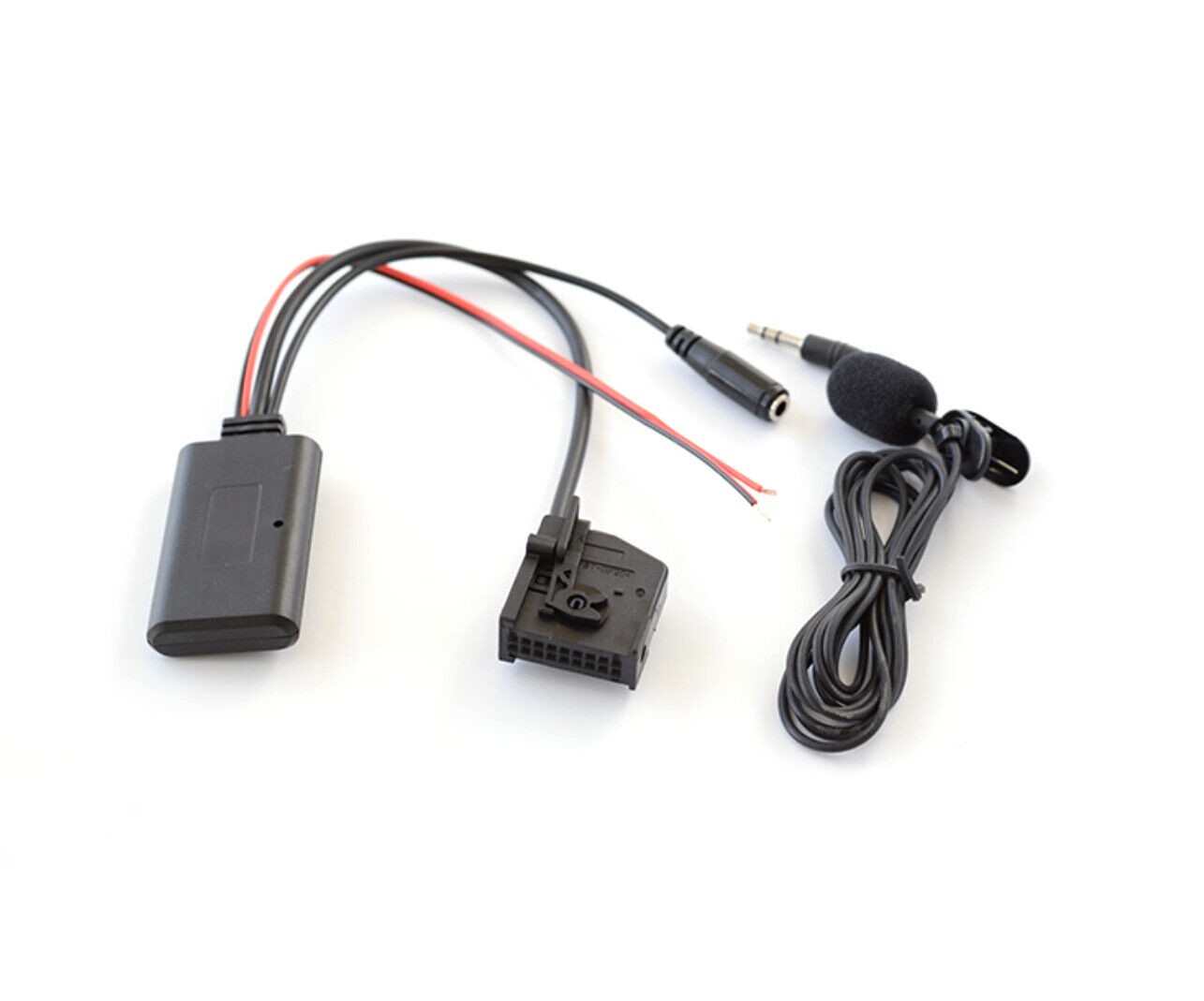 Bluetooth Aux In Audio Adapter A2DP Kabel Interface + Mikrofon FREISPRECHEINRICHTUNG für Mercedes Comand APS 2.0
