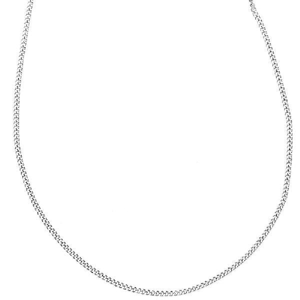 Panzerkette 925 Sterling Silber 2 mm 45 cm Halskette Kette Silberkette Federring CJ