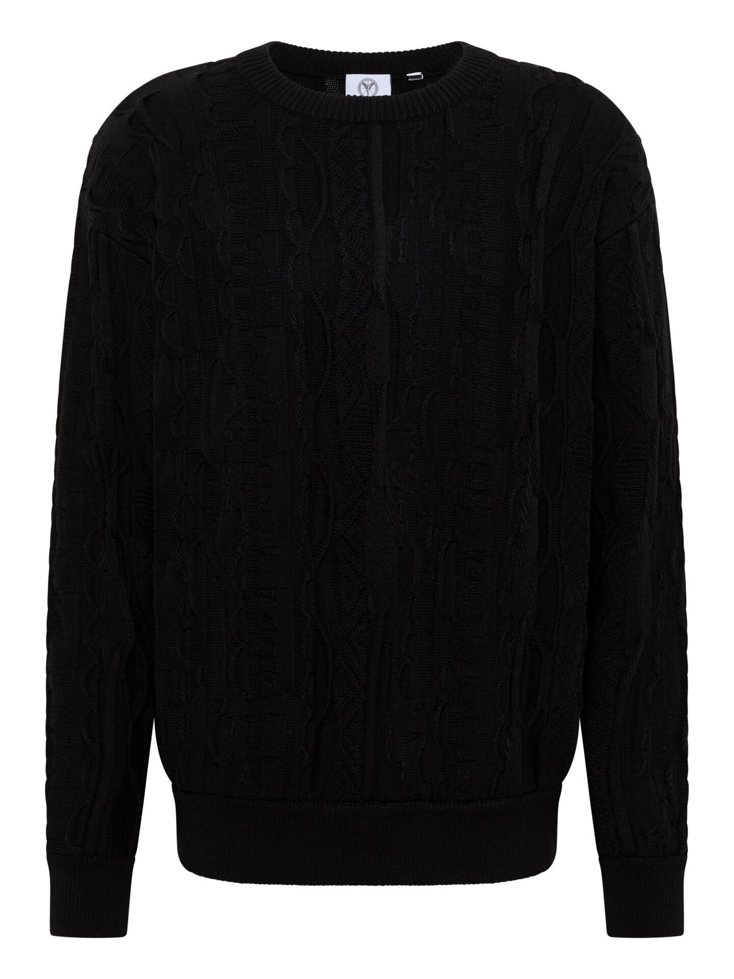 Strickpullover mit Stickerei