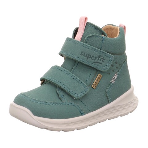 Superfit Halbschuh Breeze grün/rosa – Kinder Sneaker mit Klettverschluss - Neu
