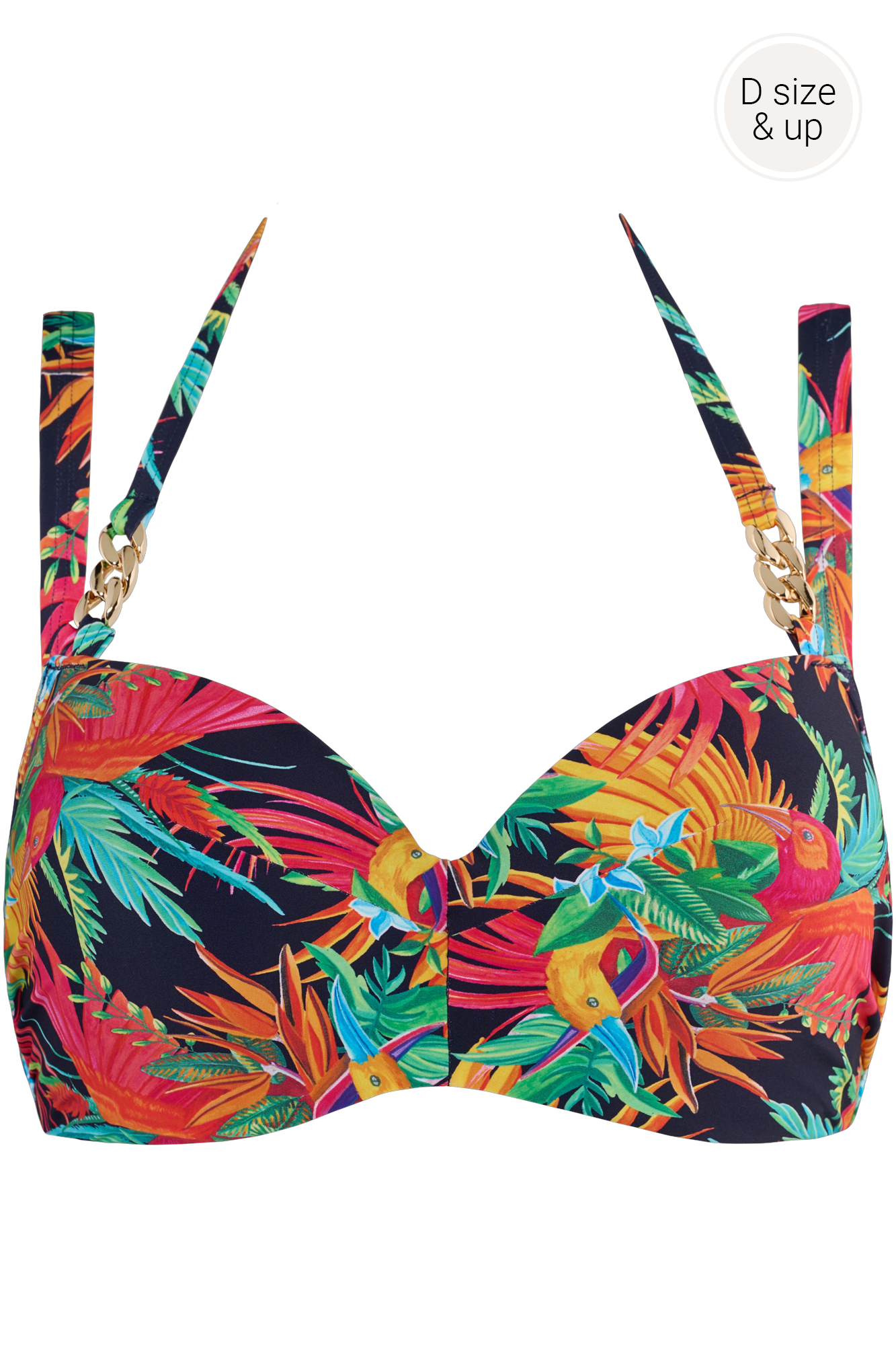 Marlies Dekkers Plunge Balconette Bikini-oberteil Hula Haka - Blau - 70C