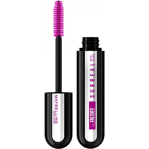 Meta black - mascara falsies surreal effet extension de cils de maybelline new york