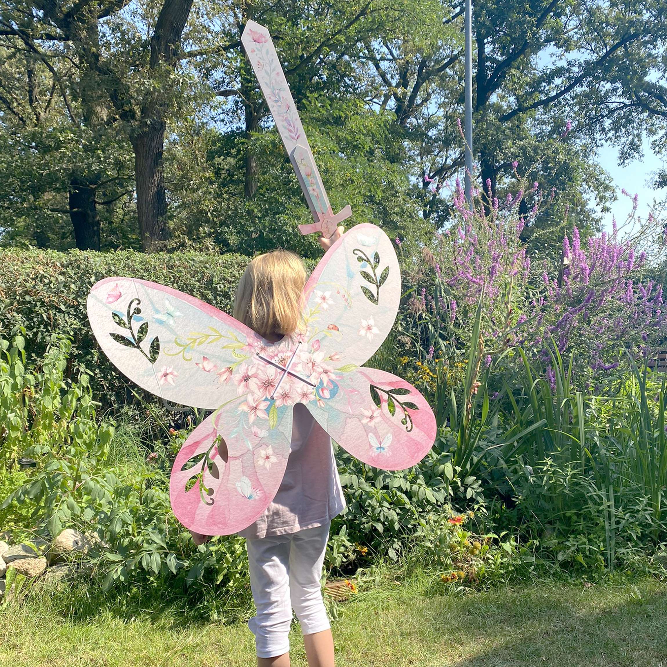 Kostüm Fee Kinderkostüm Set Blütenfee