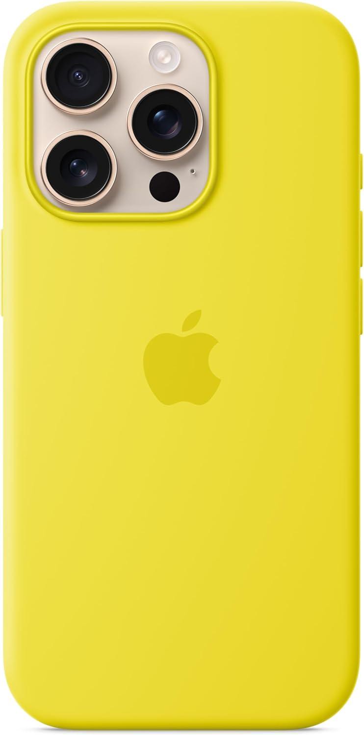 Apple Silikon Case mit MagSafe [für iPhone 16 Pro] sternfrucht