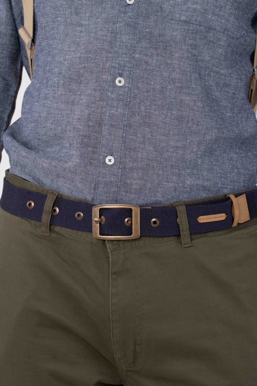 Stoffgürtel aus Bio Baumwolle