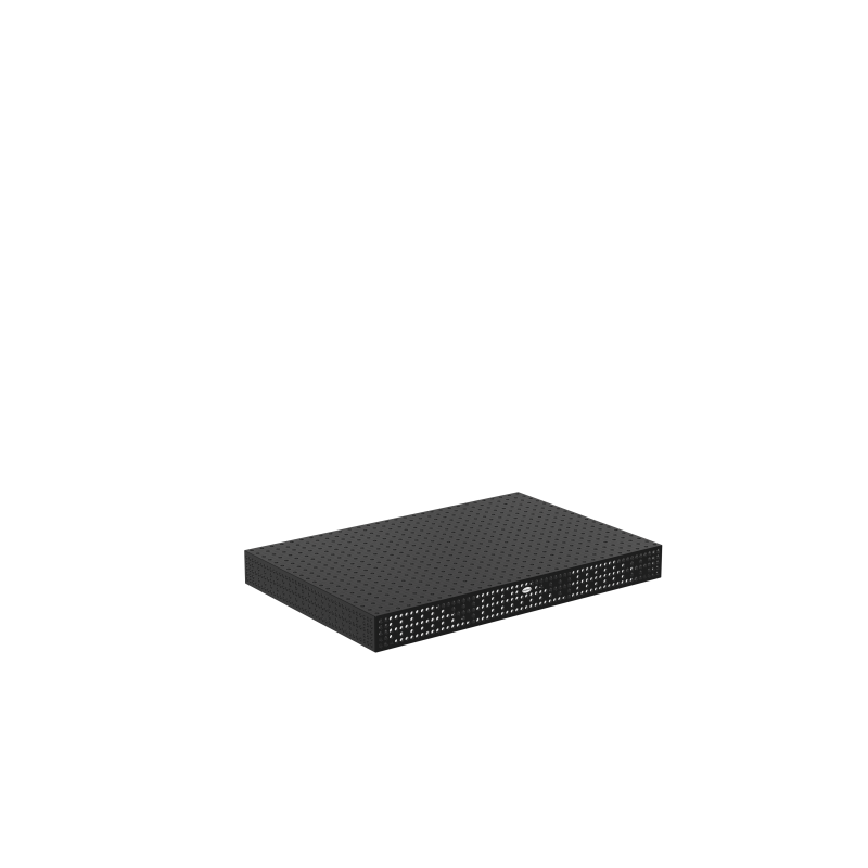 Schweißtisch Professional Extreme 8.7 PLUS - 1500x1000x150 Plasmanitriert
 + 4x Fuß mit Bodenverankerung 700 für PLUS Tisch