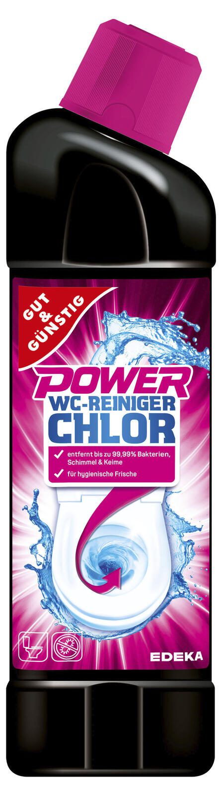 GUT&GÜNSTIG WC-Reiniger Chlor 0,75 l